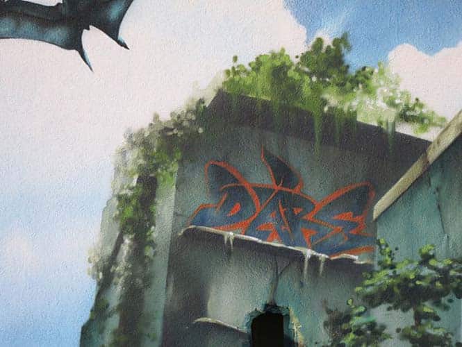 Εντυπωσιακό graffiti Jurassic Park (16)