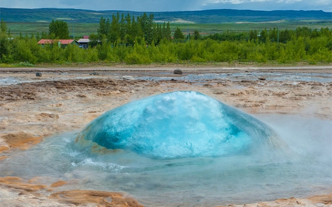 geyser bubbles