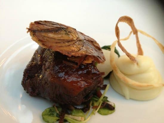                   very slow cooked pork cheek, delicious                 (58342356)