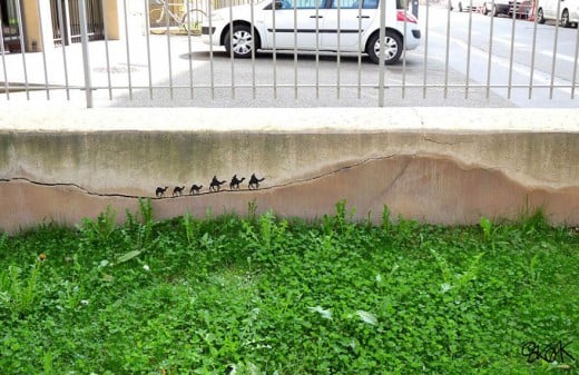 tilestwra.gr : 672326 creative interactive street art 2 Γκράφιτι που εναρμονίζονται απόλυτα με το περιβάλλον! 