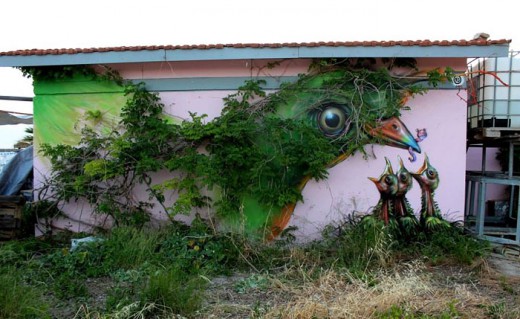 tilestwra.gr : 706394 street art interacts with nature 14 3502c4 30 έργα street art σε απόλυτη αρμονία με τη φύση!