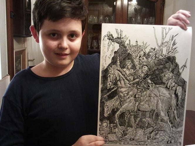 Απίστευτα λεπτομερείς ζωγραφιές από έναν 11χρονο (9)