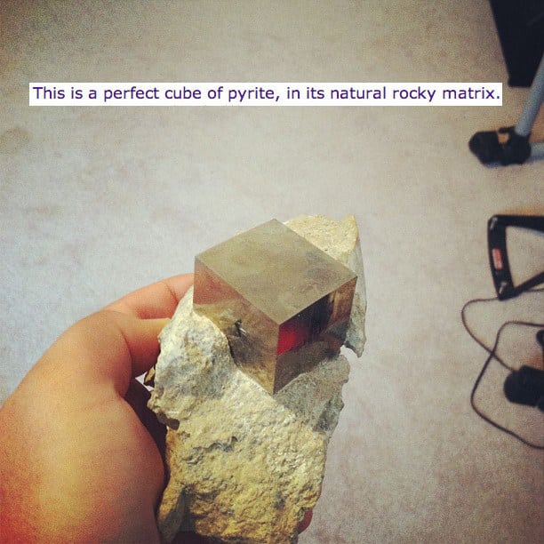Pyrite has always been the only mineral that really understands you.