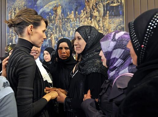 asma al assad mothers day 2011 2