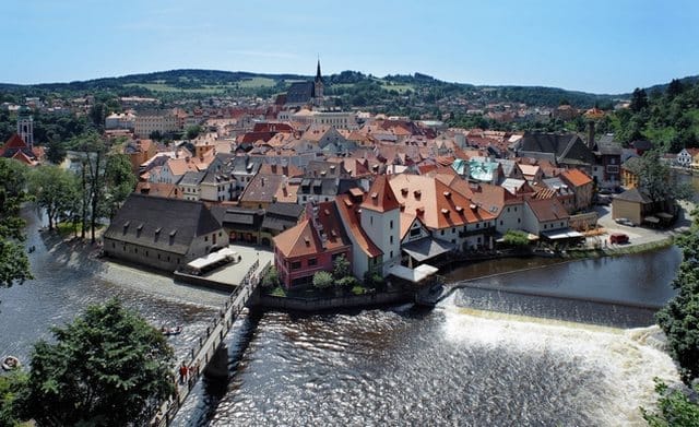 Cesky Krumlov in the Czech Republic