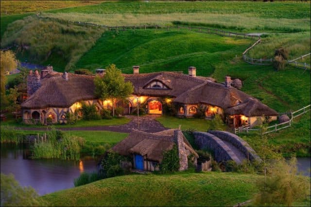 Hobbiton Green Dragon Pub, New Zealand