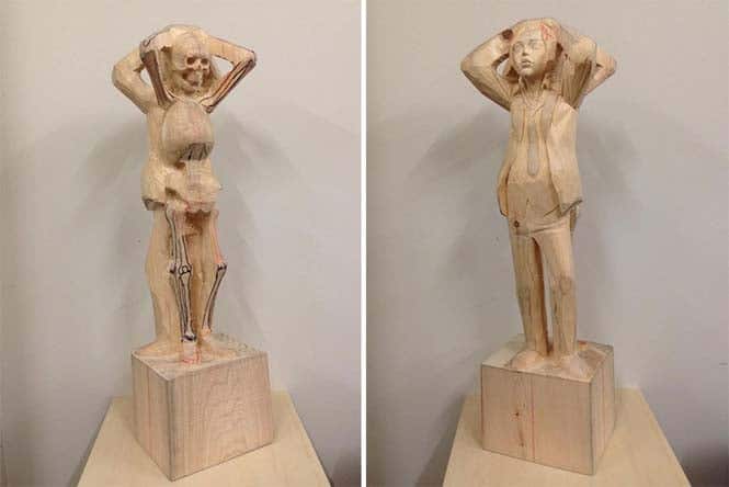 Ιάπωνας γλύπτης δείχνει πως μετατρέπει το ξύλο σε σουρεαλιστικά αγάλματα (18)