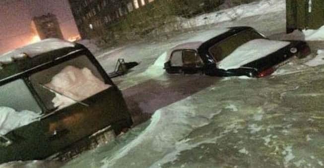 Μια πόλη που πάγωσε στην κυριολεξία!