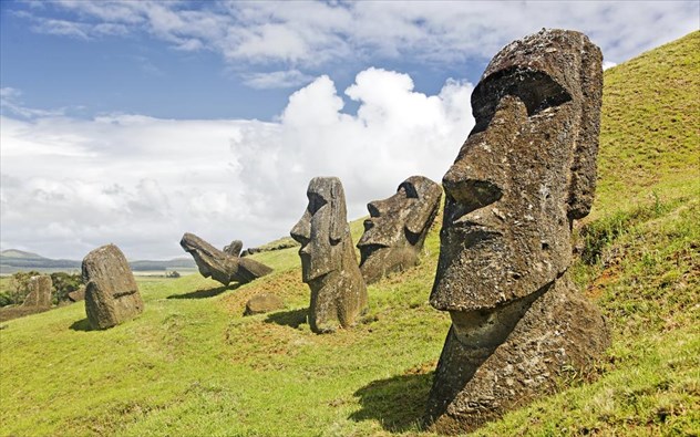 Moai, Νησί του Πάσχα, Πολυνησία