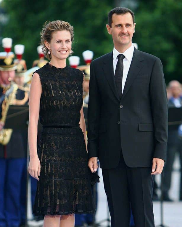 syrian president bashar al assad and his wife asma al assad