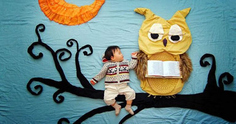 Μαμά μετατρέπει τον ύπνο του μωρού της σε μαγικό παραμύθι!