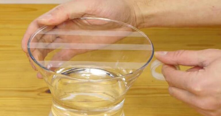 Έβαλε σελοτέιπ πάνω σε ένα βάζο. Μόλις δείτε τον λόγο θα θέλετε να το κάνετε και εσείς!