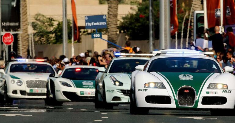 Tα πολυτελή περιπολικά της Αστυνομίας του Ντουμπάι εν δράσει! (βίντεο)