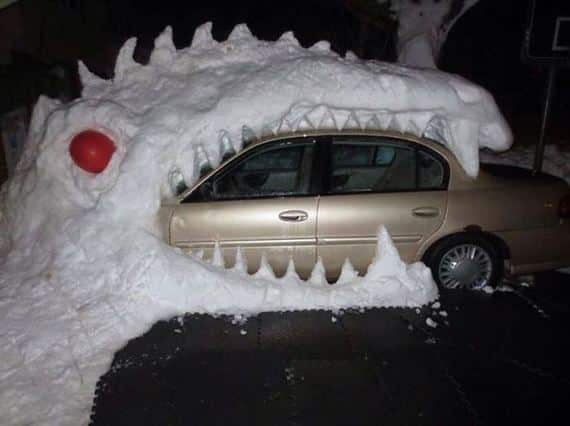 20 creative snow sculptures