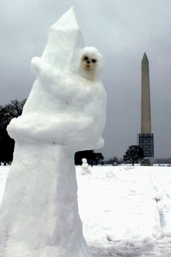 22 creative snow sculptures