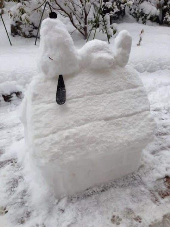 27 creative snow sculptures