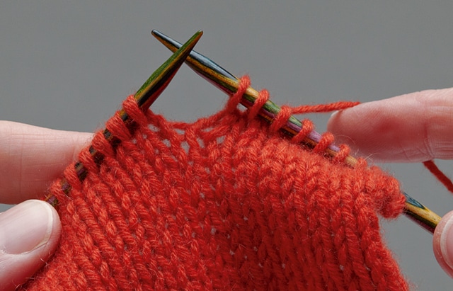 combination knitting tutorial