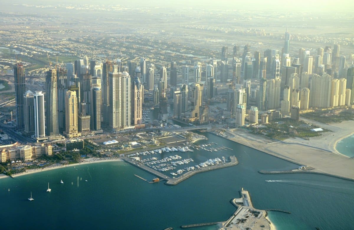 Dubai Marina is also quite a sight to see, as is the view of the city from it.