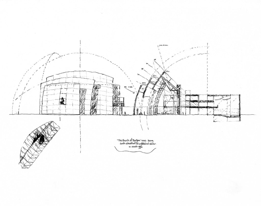 s3.church elevation longsection 02bw 1024x809 1