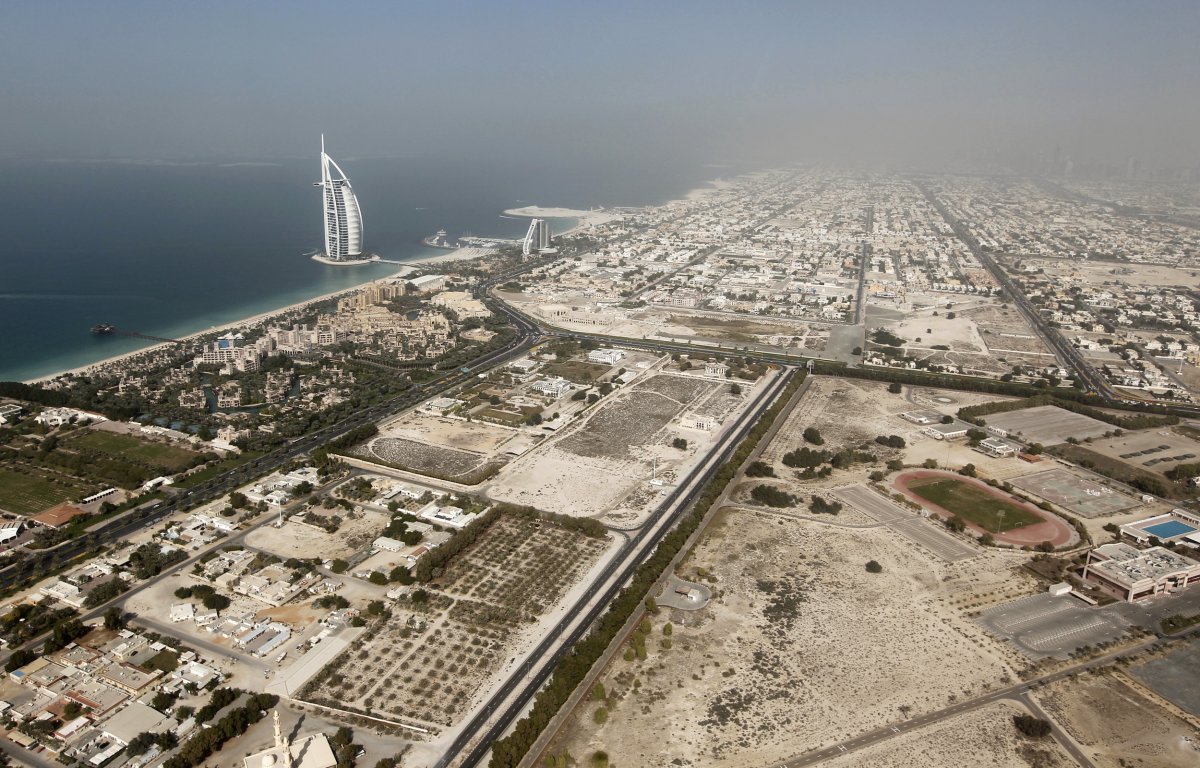 The self-proclaimed "most luxurious hotel in the world" sits 919 feet out into the water, so it doesn't cast a shadow on the beaches nearby.