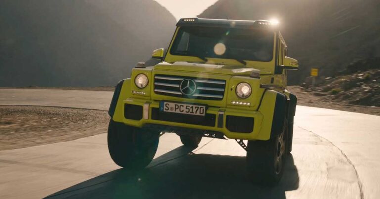 Η σκληροτράχηλη Mercedes G 500 4×4 οργώνει τα βουνά!