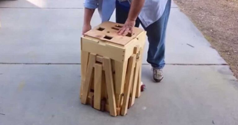 Έφτιαξε αυτό το πολύ παράξενο ξύλινο κουτί! Τι είναι; Κάτι πολύ χρήσιμο!