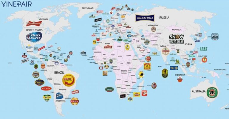 Δείτε τον χάρτη της… μπύρας! Ποια μπύρα είναι η πιο δημοφιλής σε κάθε χώρα;