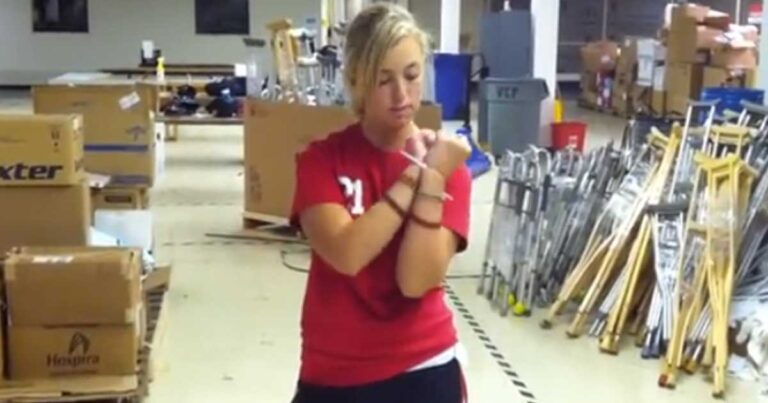 Δεμένη γυναίκα δραπετεύει με ένα εύκολο τρόπο. Δείτε το κόλπο που μπορεί να σας σώσει την ζωή.