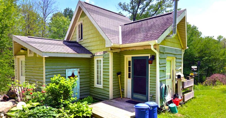 Ζευγάρι κατασκεύασε αυτό το σπίτι που είναι μόλις 40 τετραγωνικά! Πως είναι το εσωτερικό του; Παραμυθένιο!