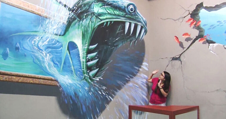 Το τρισδιάστατο μουσείο που ο επισκέπτης γίνεται κομμάτι της τέχνης!