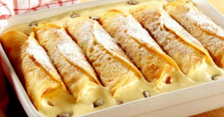 Ανεπανάληπτη συνταγή για κρέπες με κρέμα βανίλιας!