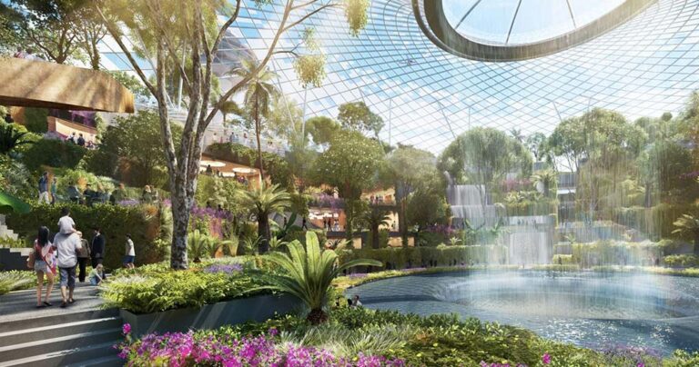 Αυτό είναι το καλύτερο αεροδρόμιο του κόσμου! Έχει καζίνο, κινηματογράφο, κήπο και…  πεταλούδες!