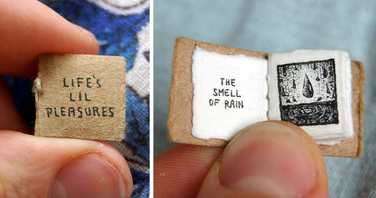 Ένα μοναδικό βιβλιαράκι μινιατούρα που περιέχει όλα αυτά που αξίζει να ζεις!