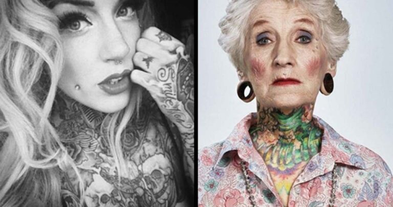 Πως μοιάζουν τα τατουάζ μετά από 40 χρόνια;