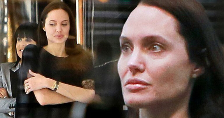 Η πολύ πρόσφατη εμφάνιση της Αντζελίνα Τζολί χωρίς ίχνος μακιγιάζ!