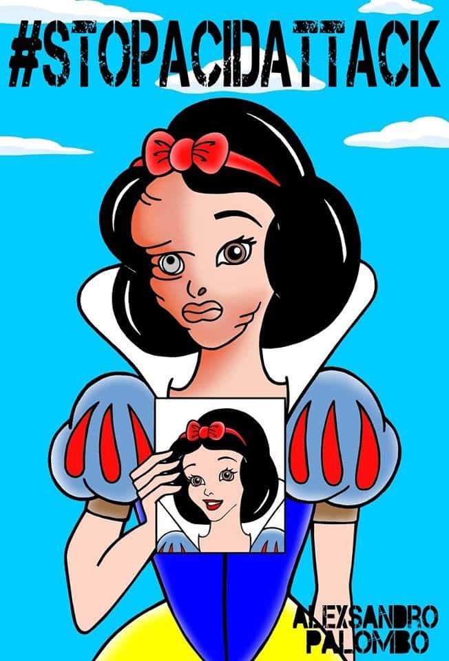Γιατί οι πριγκίπισσες της Disney δέχτηκαν επίθεση με οξύ; 1 Οι πριγκίπισσες της Disney δέχτηκαν επίθεση με οξύ