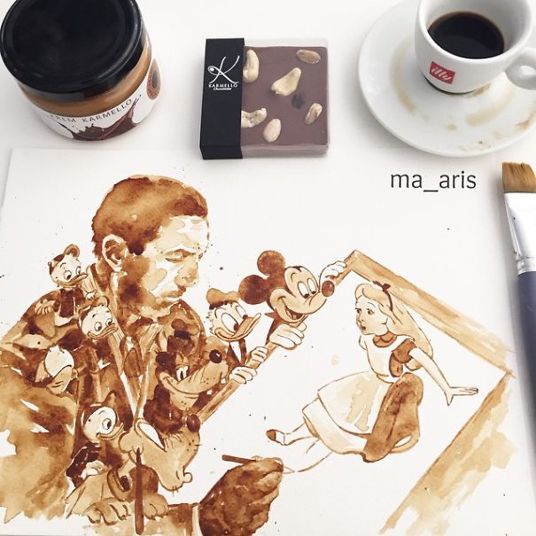coffee paintings by maria a. aristidou 18 605