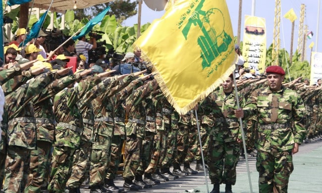 hezb militants banner 23423