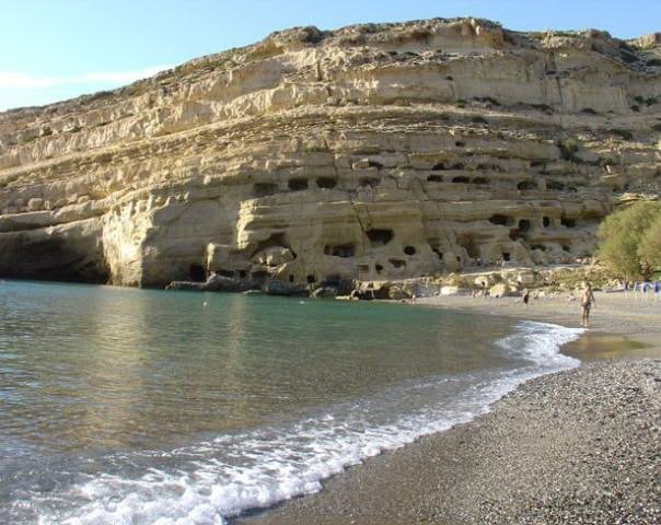 tilestwra.gr - matala beach crete Οι πιο όμορφες ελληνικές παραλίες! ..Ένα φωτογραφικό αφιέρωμα που ξεχειλίζει ομορφιά !!!