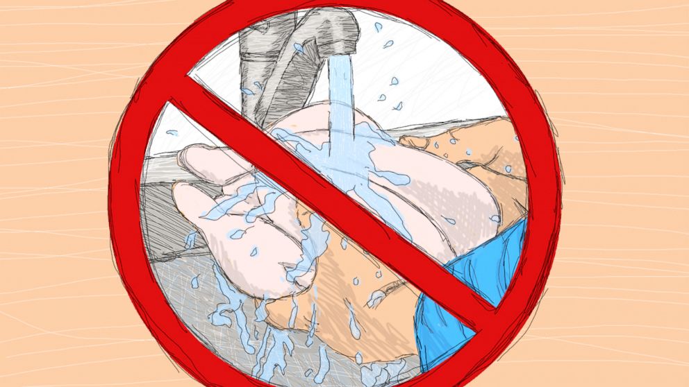 washing food illustration khn jc