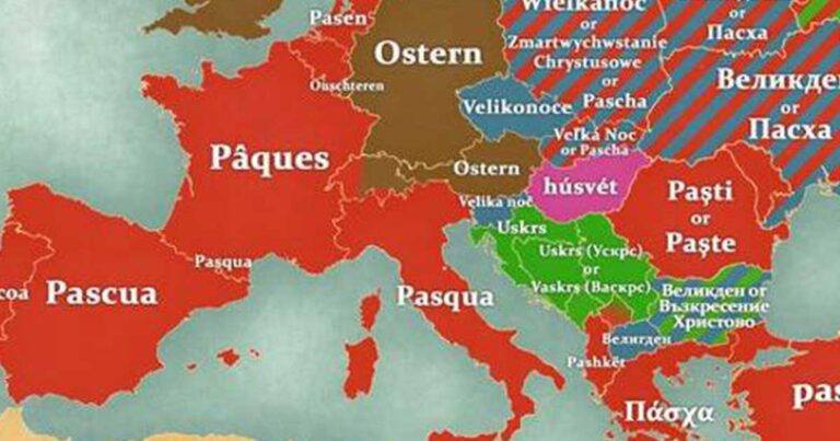 Πώς ονομάζει το Πάσχα κάθε λαός στην Ευρώπη;