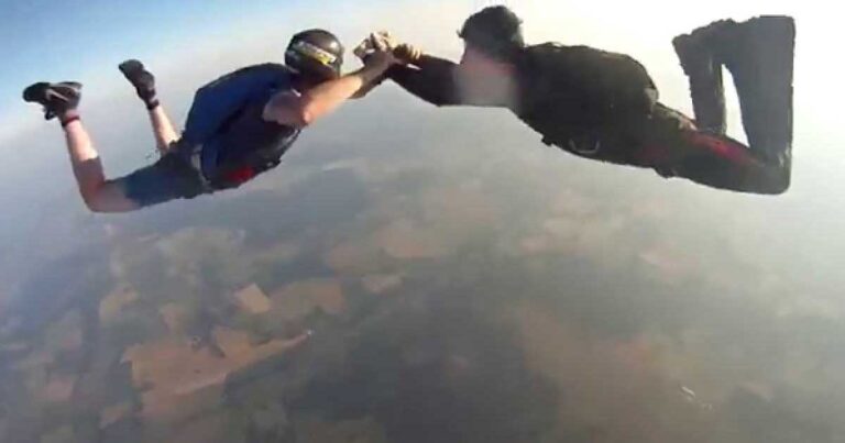 Πέφτει από τα 3000 μέτρα! Δείτε τι κατέγραψε η κάμερα!