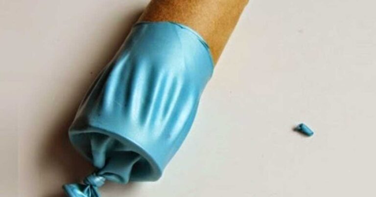 Πήρε ένα μπαλόνι και το έβαλε πάνω σε ένα χάρτινο σωλήνα! Το αποτέλεσμα; Eπίκαιρο και εντυπωσιακό!