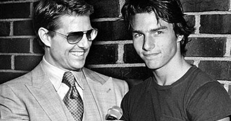 13 διάσημοι αγκαλιά με το νεότερο εαυτό τους