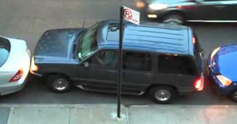 Τον στρίμωξαν στο πάρκινγκ. Το ξεπαρκάρισμα του είναι πραγματικά υποδειγματικό!