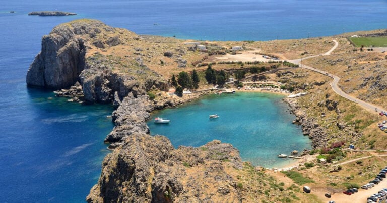 Η μαγική παραλία του Αγίου Παύλου στη Λίνδο!