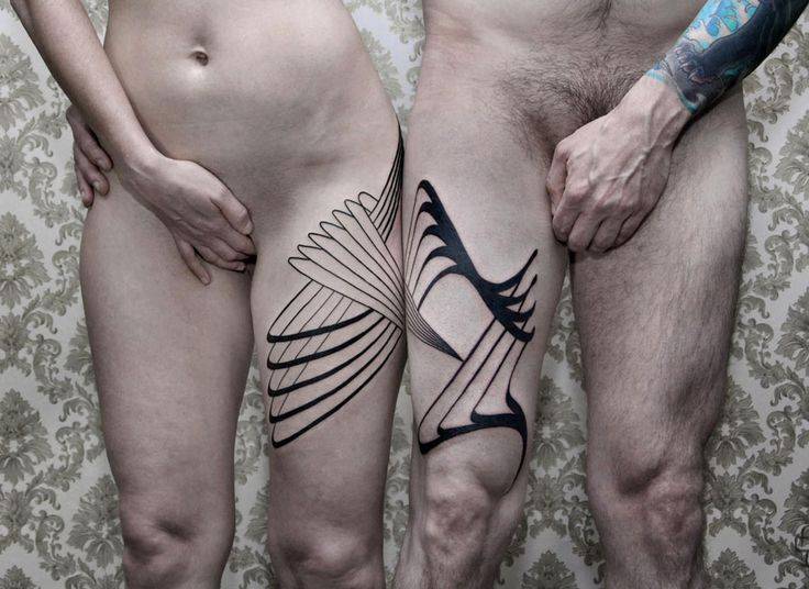 Couples loving matching tattoos  all © Imgur