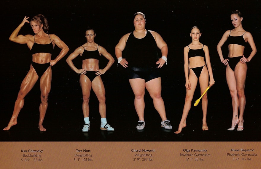 different body types olympic athletes howard schatz 2