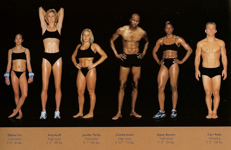 different body types olympic athletes howard schatz 5