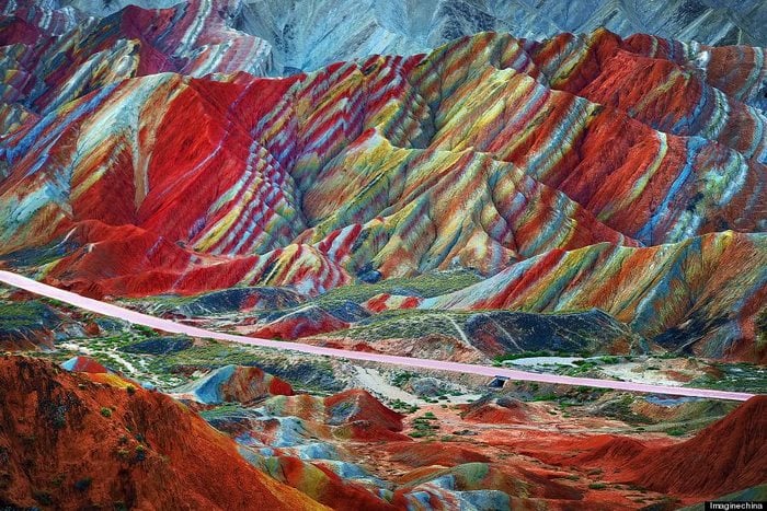 Zhangye Danxia, Κίνα